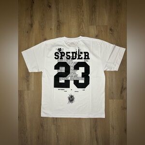 Sp5der x Virgil Abloh Pyrex ‘White’ T-Shirt